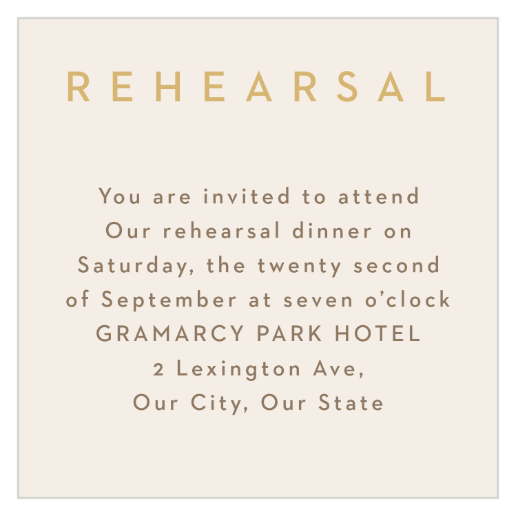 Minimal Block Rehearsal Cards