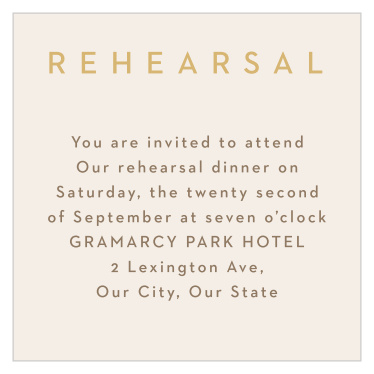 Minimal Block Rehearsal Cards