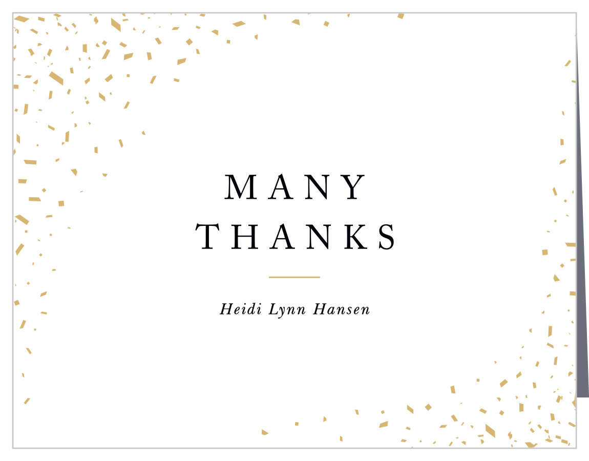 Graduation Confetti Graduation Thank You Cards