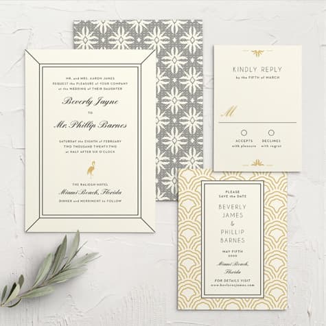 MaeMae's Beverly Wedding Invitations