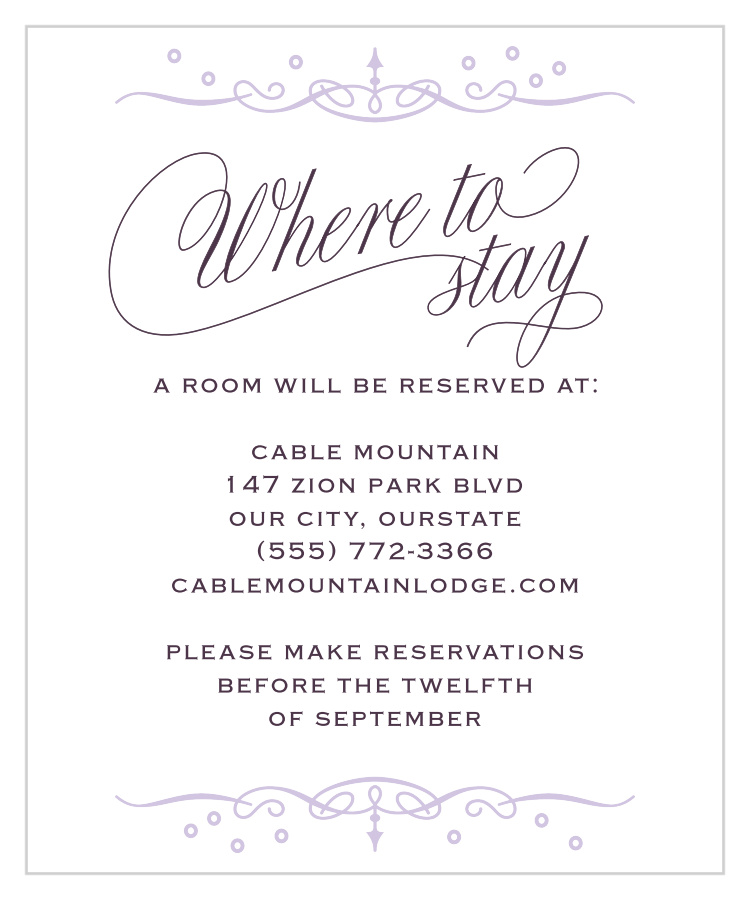 MaeMae's Midge Accommodation Cards