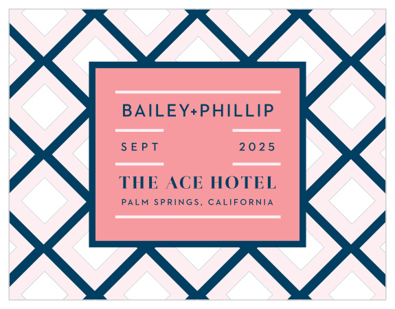 Our MaeMae's Maximus Save the Date Cards are a perfectly stylish way to announce the special day. 
