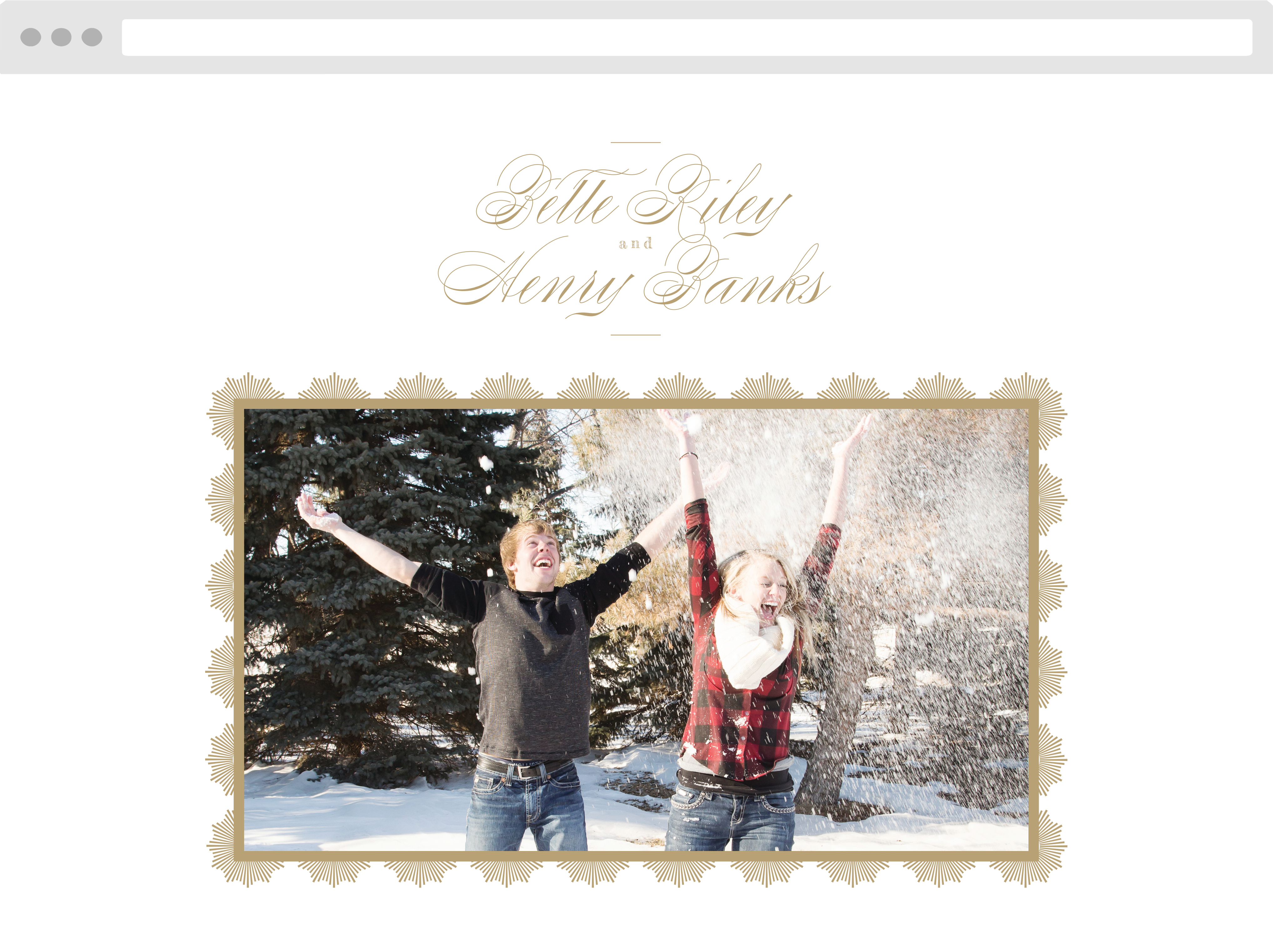 MaeMae's Bette Wedding Website