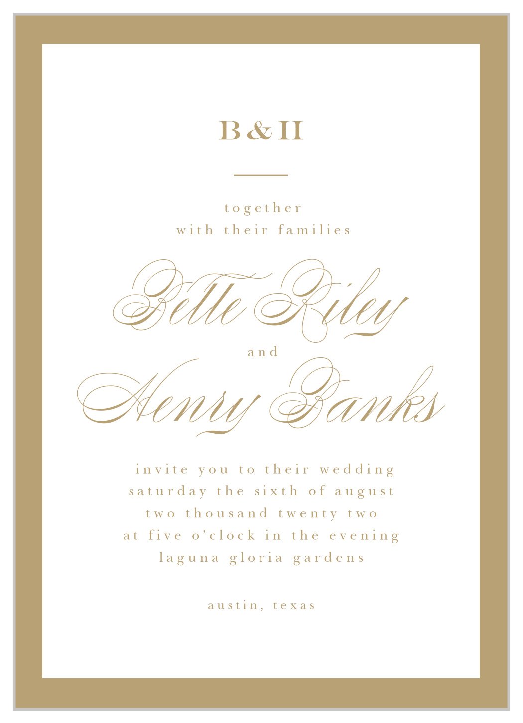 MaeMae's Bette Wedding Invitations