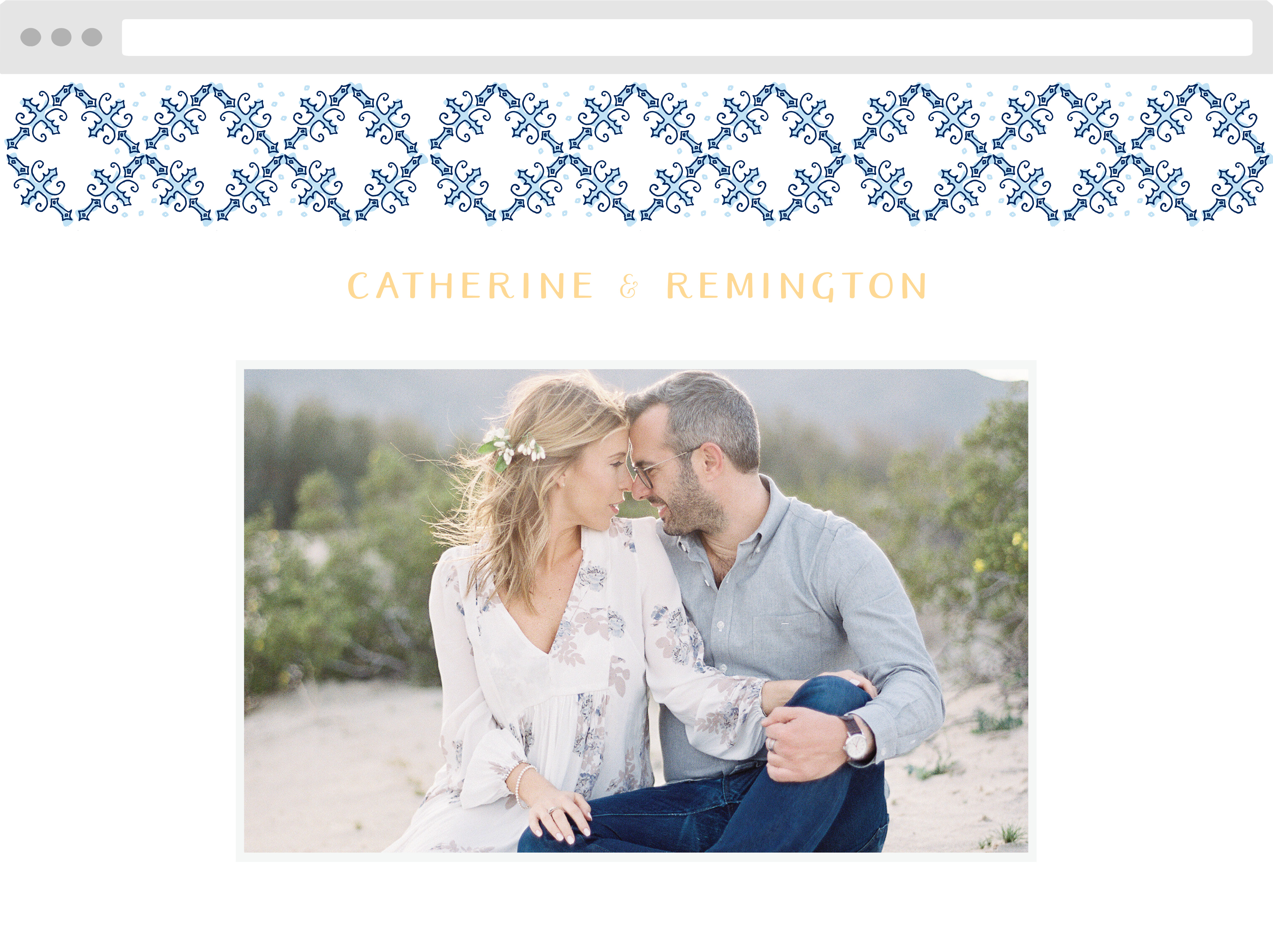 MaeMae's Dakota Wedding Website
