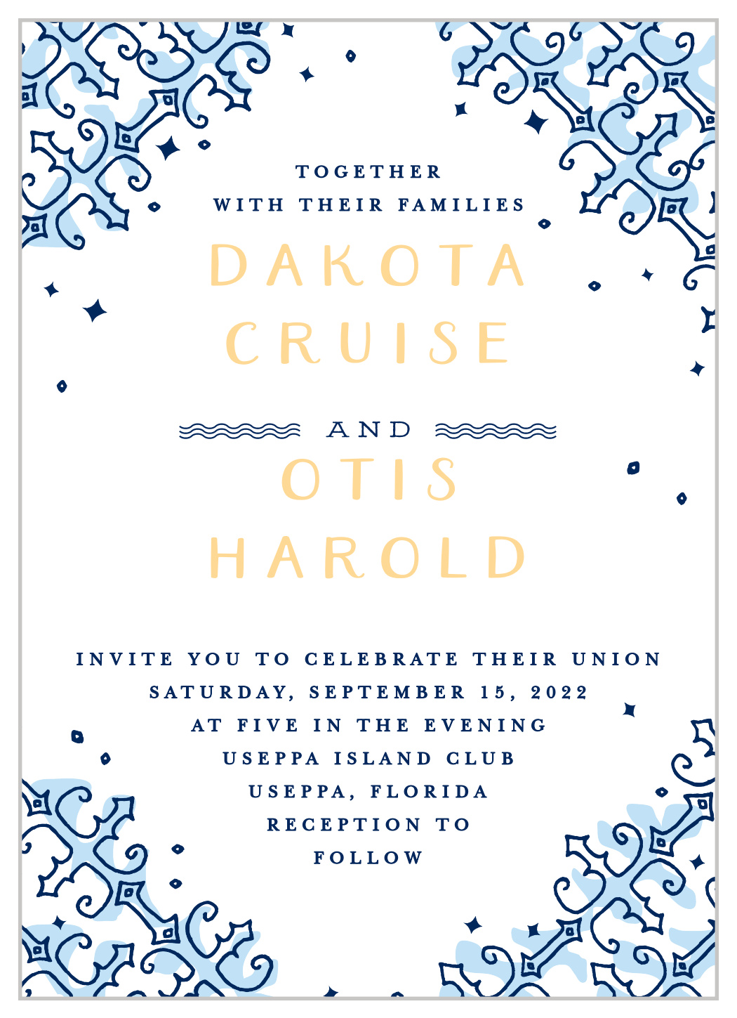 MaeMae's Dakota Wedding Invitations