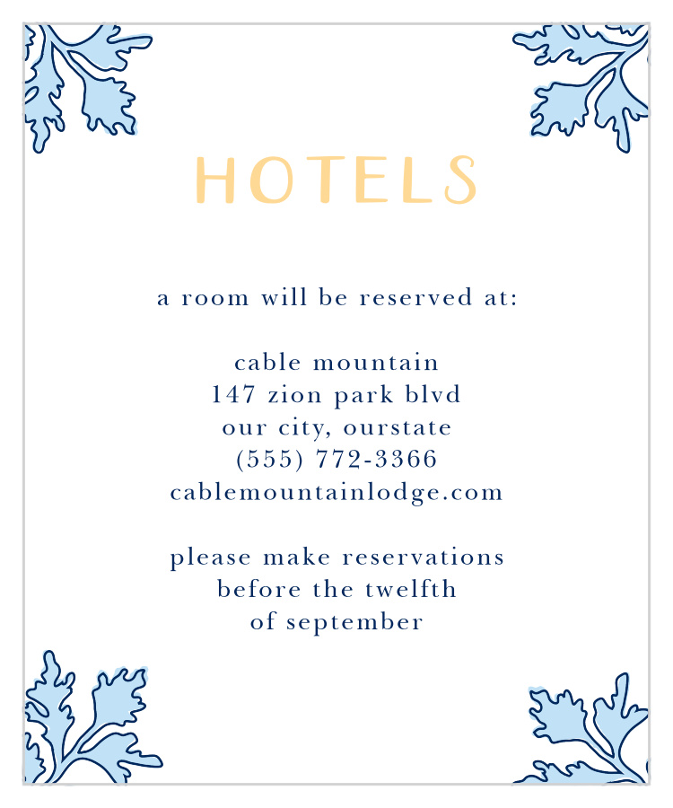 MaeMae's Dakota Accommodation Cards