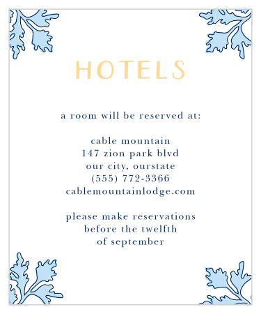 MaeMae's Dakota Accommodation Cards