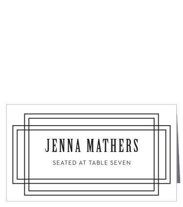 With MaeMae's Billingsworth Place Cards your guests will be both directed to their seats and made to feel welcomed to your reception festivities.