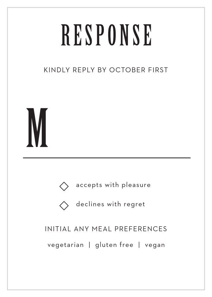 MaeMae's Billingsworth Response Cards