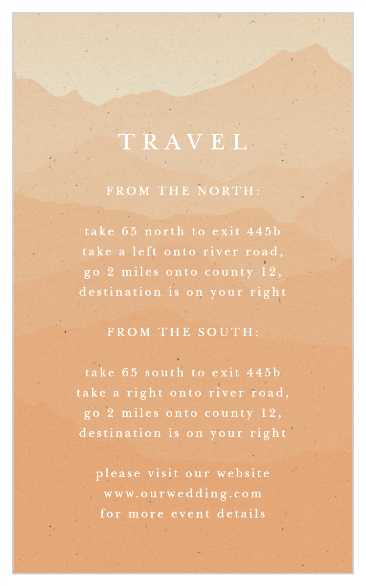 Majestic Mountains Direction Cards