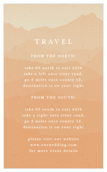Majestic Mountains Direction Cards