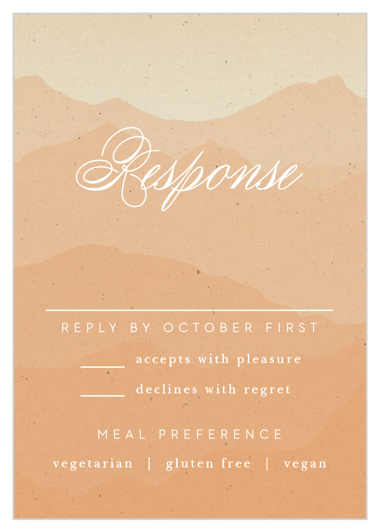 Majestic Mountains Response Cards