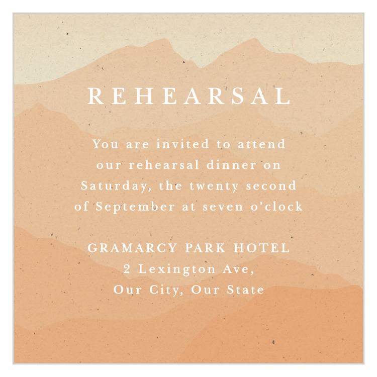 Majestic Mountains Rehearsal Cards