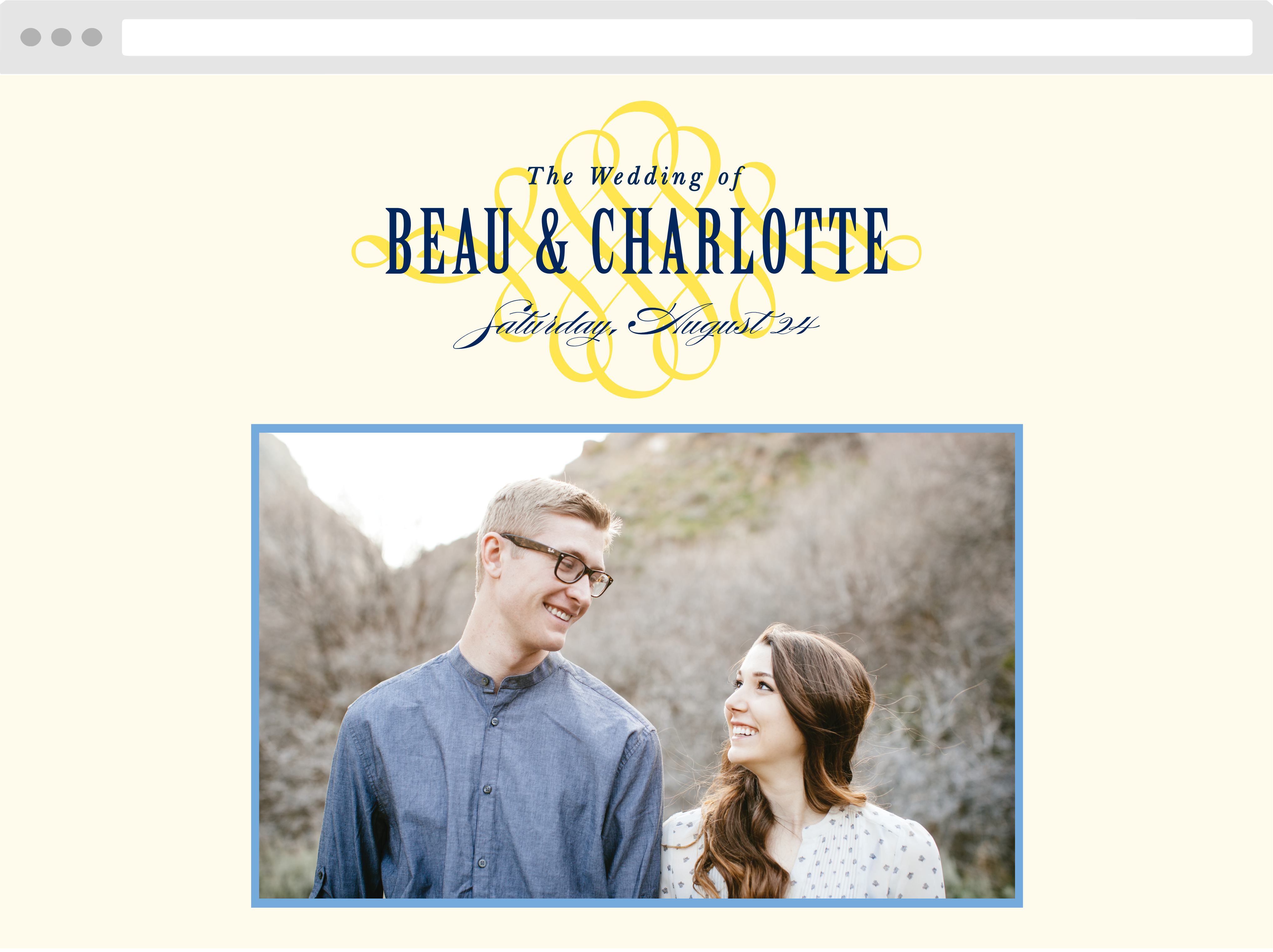 MaeMae's Montgomery Wedding Website
