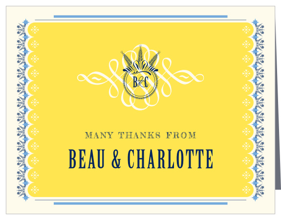 MaeMae's Montgomery Wedding Thank You Cards