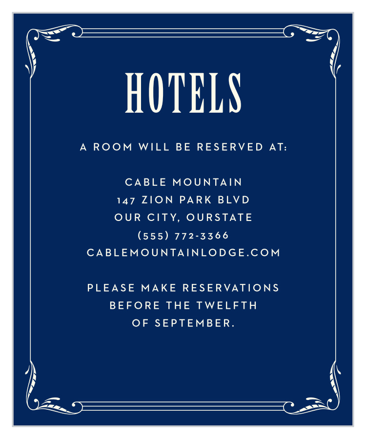 MaeMae's Montgomery Accommodation Cards