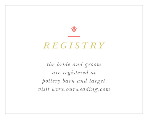 MaeMae's Marlowe Registry Cards