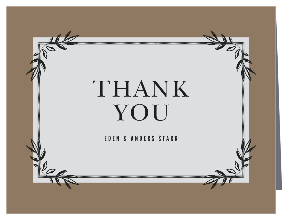 MaeMae's Eden Wedding Thank You Cards