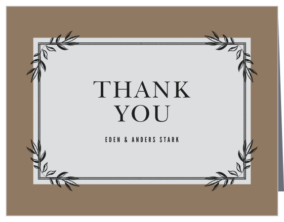 MaeMae's Eden Wedding Thank You Cards