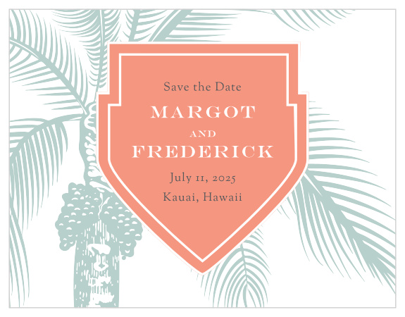 Our MaeMae's Margot Save the Date Cards are a perfectly delightful way to announce the special day.