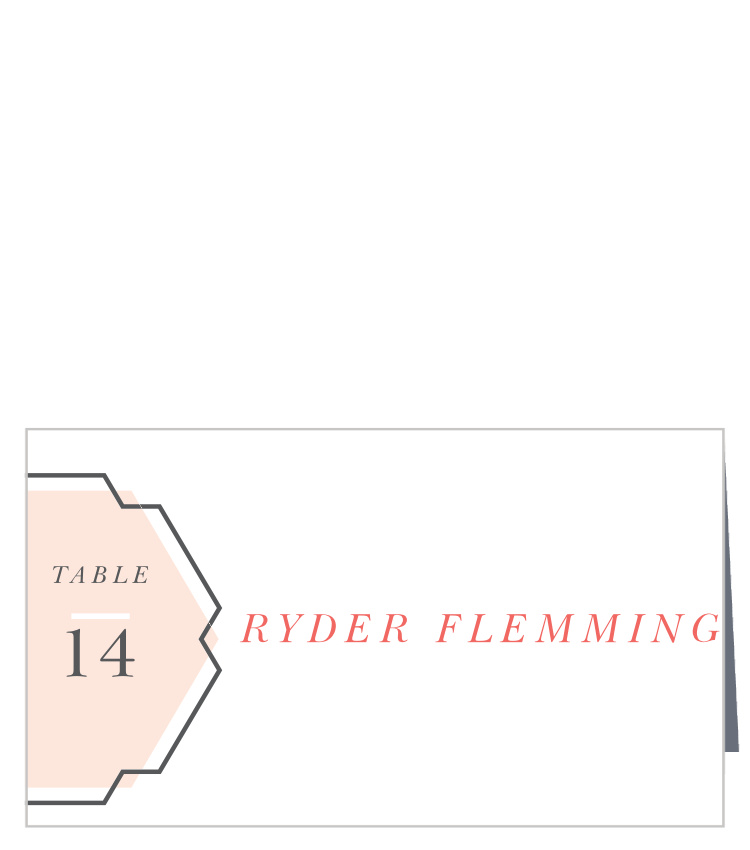 MaeMae's Marlowe Place Cards