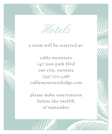 MaeMae's Margot Accommodation Cards