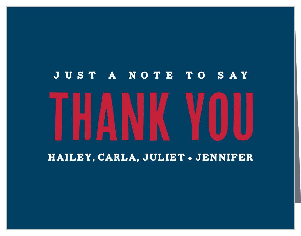 Group Grads Graduation Thank You Cards