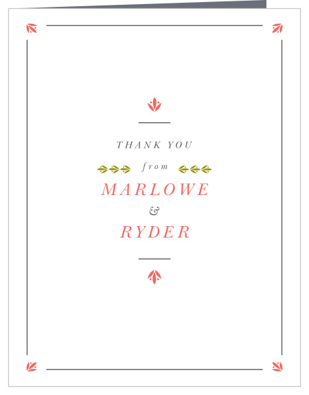 MaeMae's Marlowe Wedding Thank You Cards
