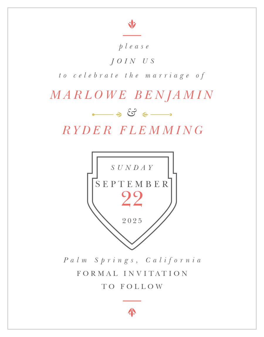 MaeMae's Marlowe Save the Date Cards