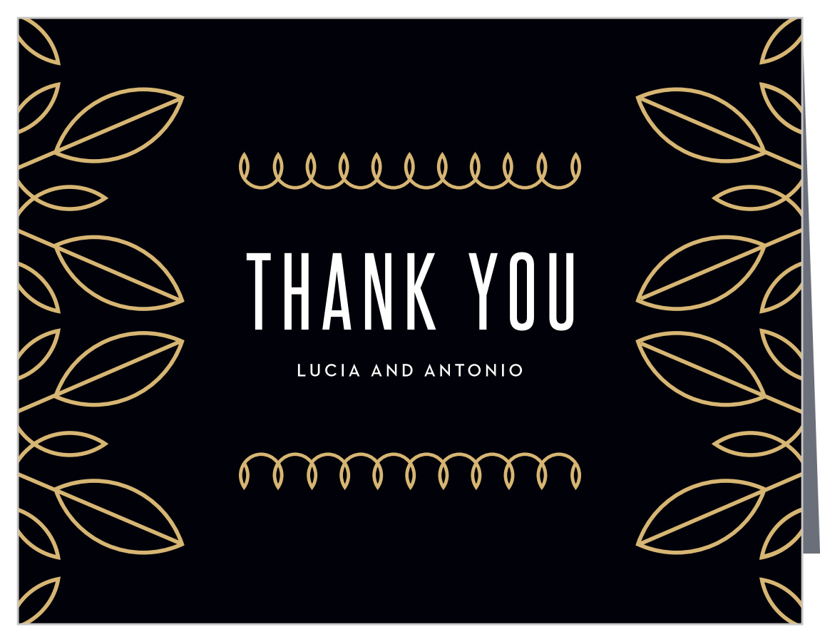 MaeMae's Leo Wedding Thank You Cards
