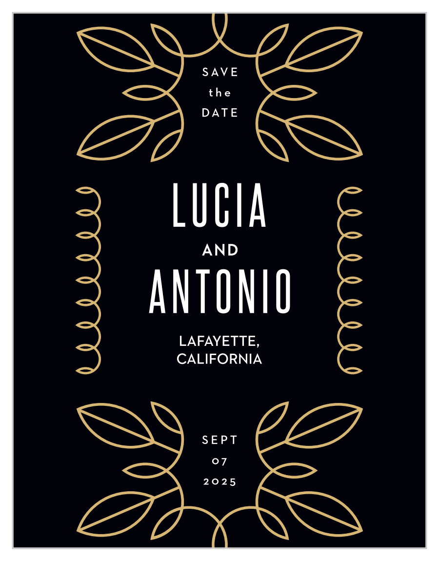MaeMae's Leo Save the Date Cards