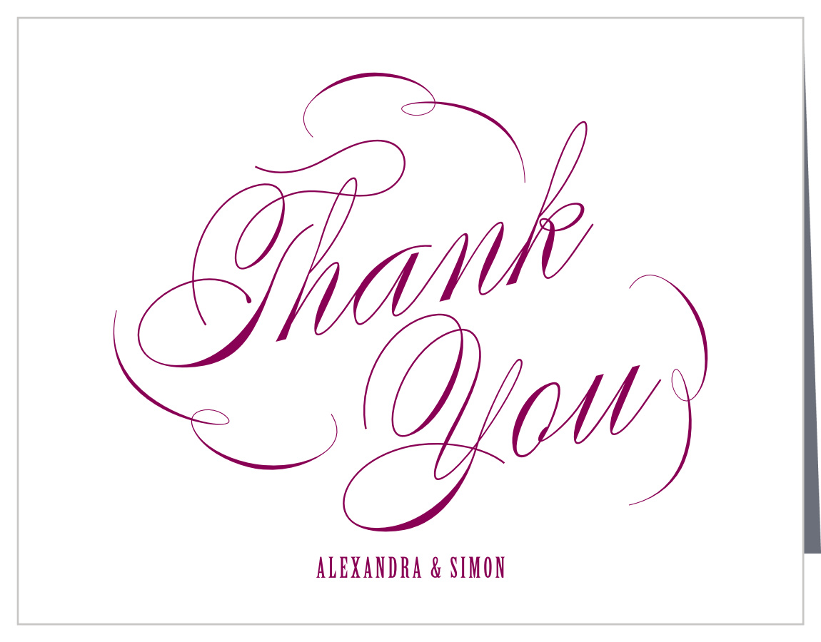 MaeMae's Smith Wedding Thank You Cards