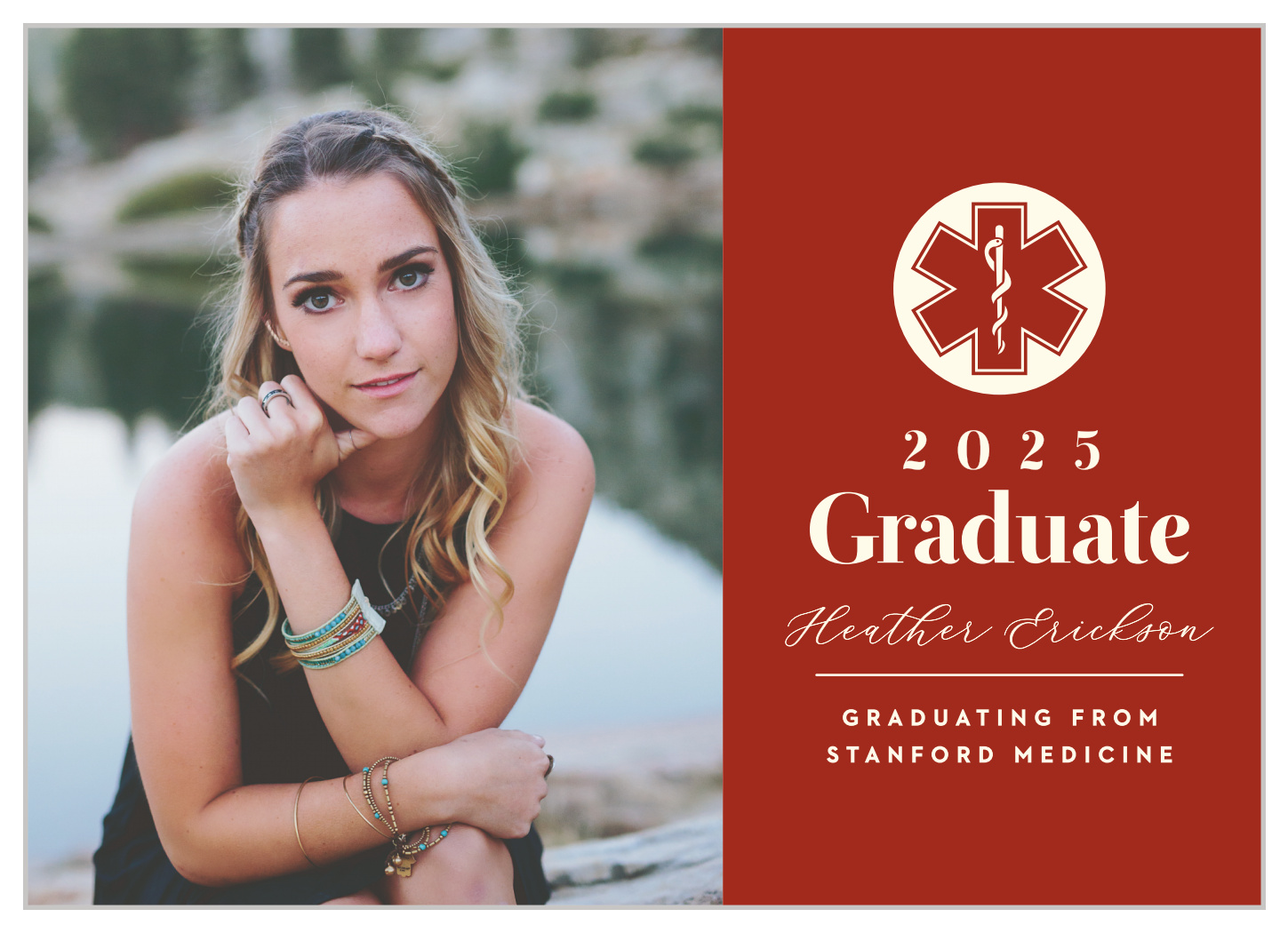 Paramedic Cross Graduation Announcements