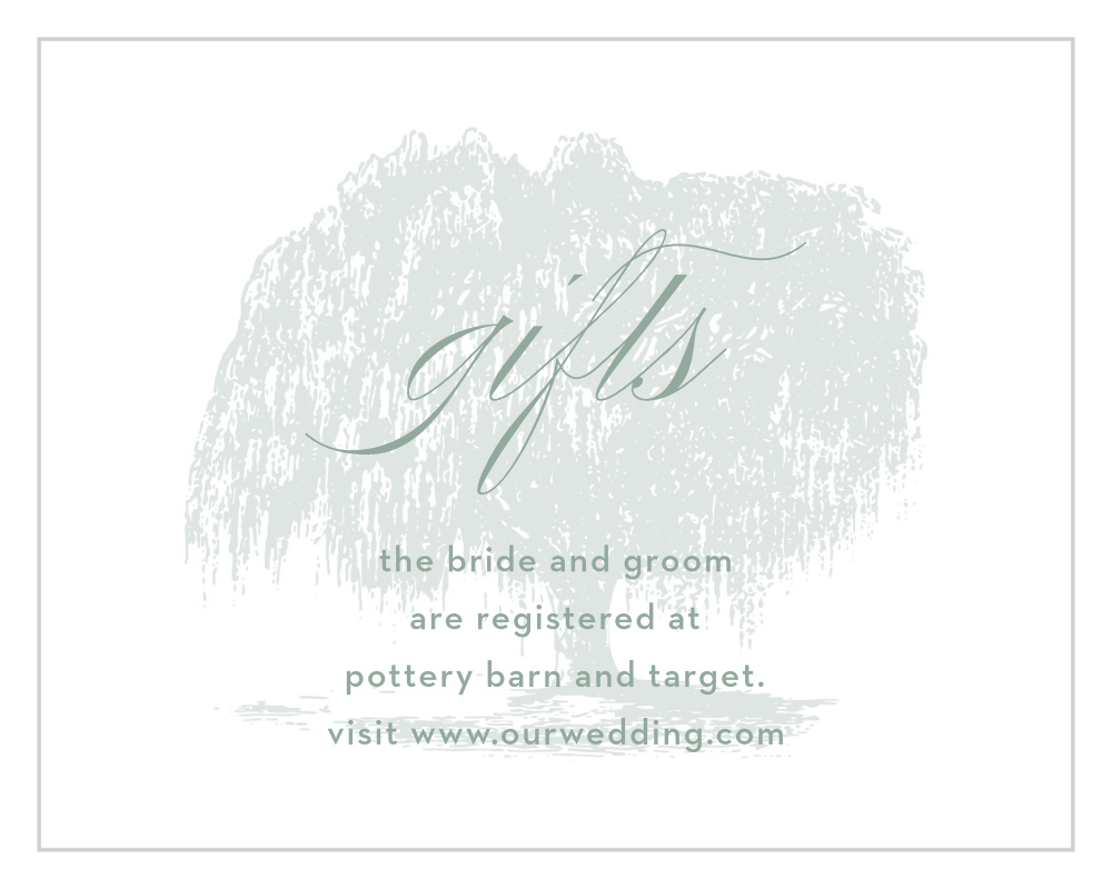 MaeMae's Willow Registry Cards