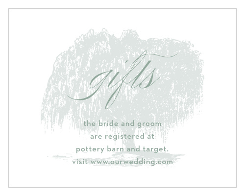 MaeMae's Willow Registry Cards