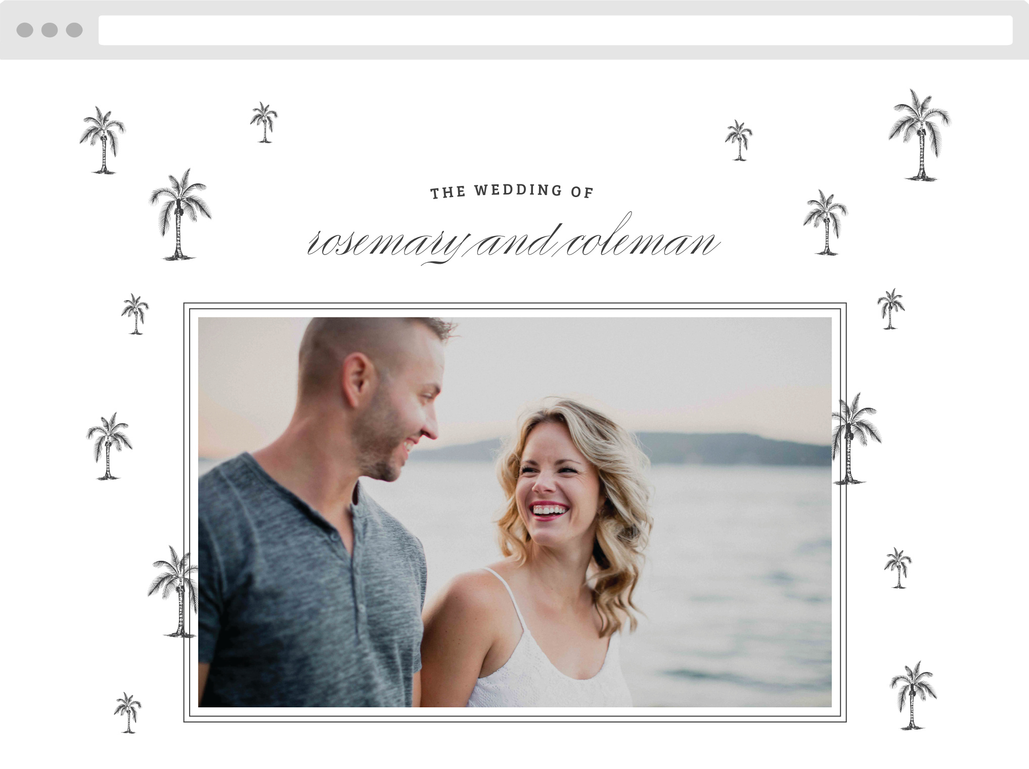 MaeMae's Bruno Wedding Website