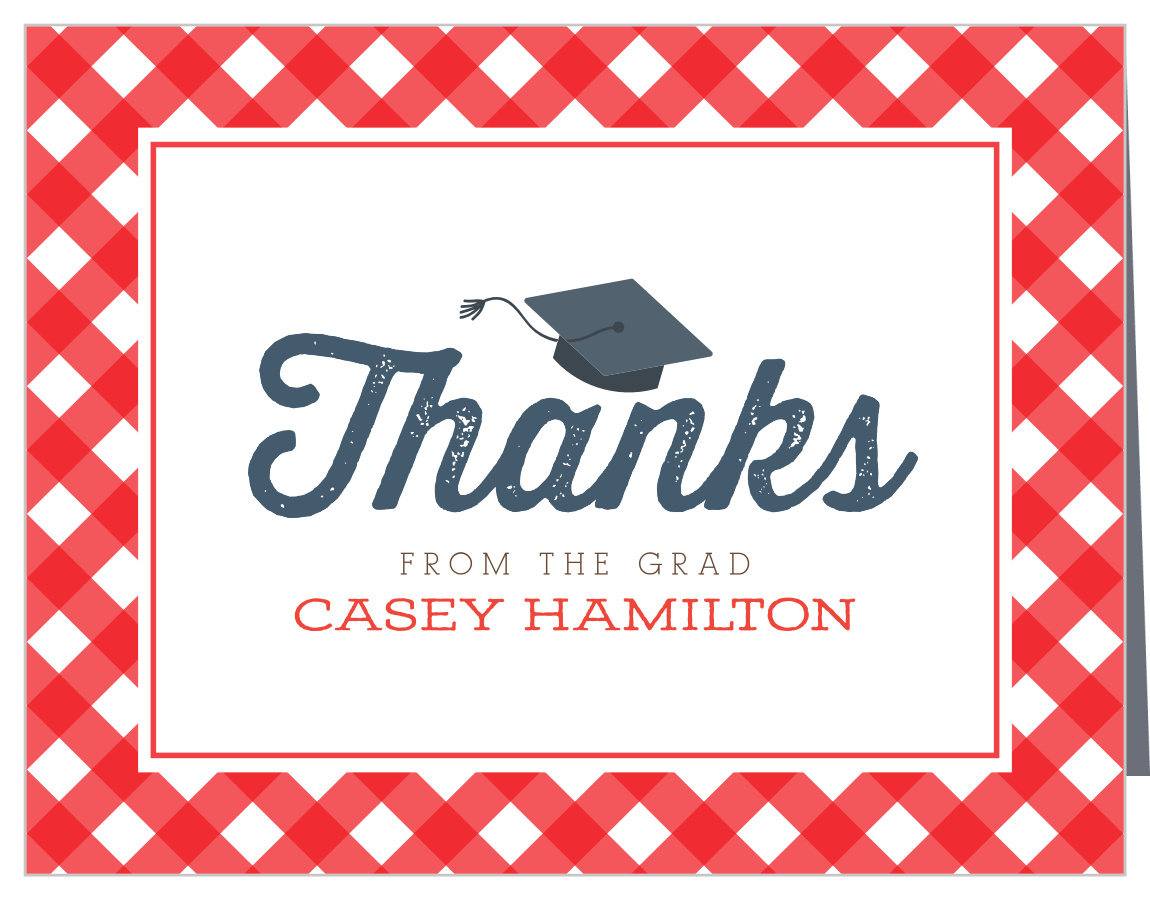 Graduation Picnic Graduation Thank You Cards
