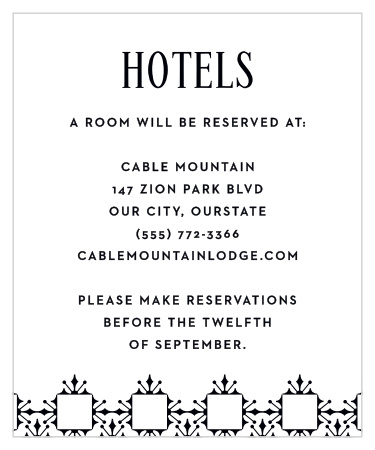 MaeMae's Ollie Accommodation Cards