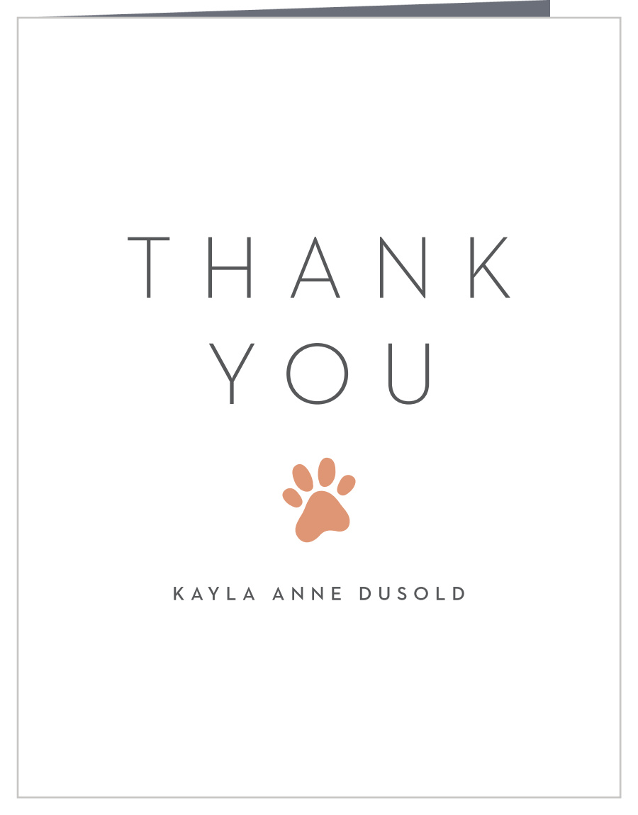 Animal Print Graduation Thank You Cards