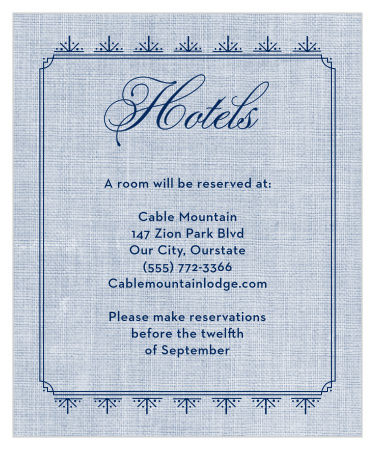 MaeMae's Jack Accommodation Cards