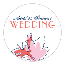 Created by our talented guest designer MaeMae, the Winston Wedding Sticker is sure to be a crowd-pleaser! 