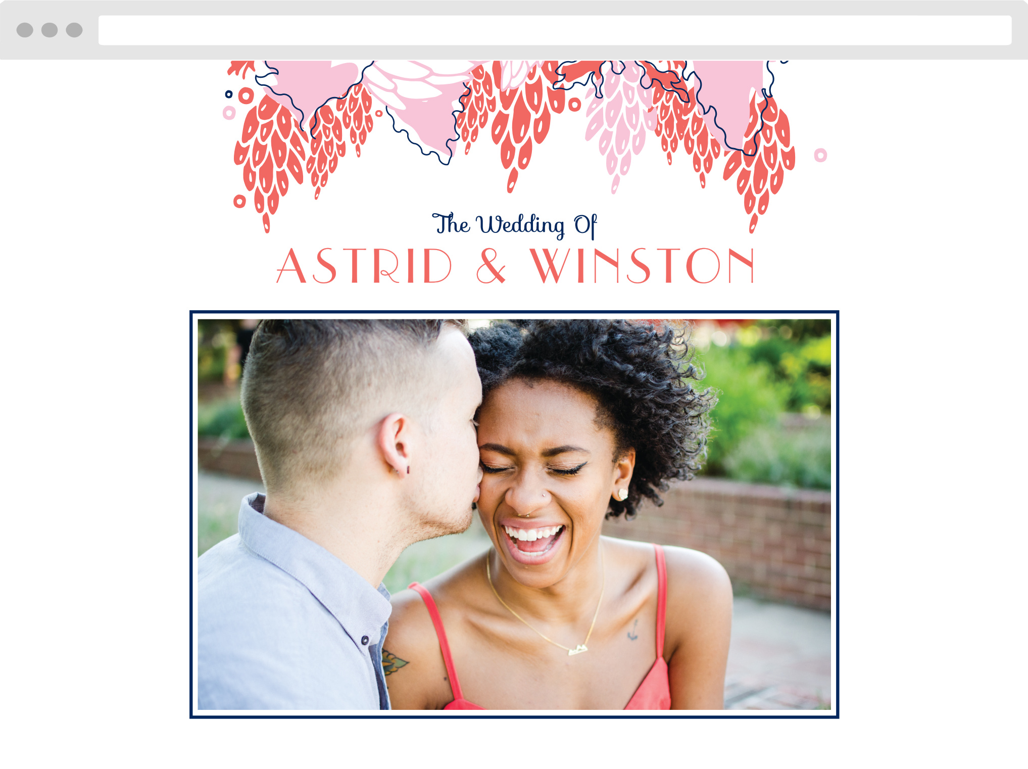 MaeMae's Winston Wedding Website