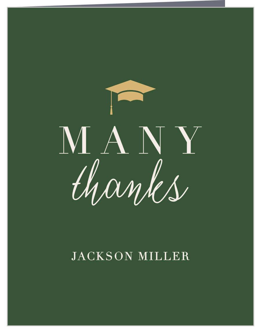 Religious Joy Graduation Thank You Cards