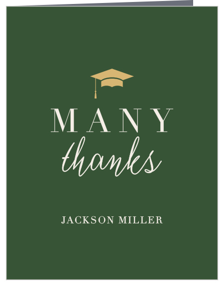 Religious Joy Graduation Thank You Cards