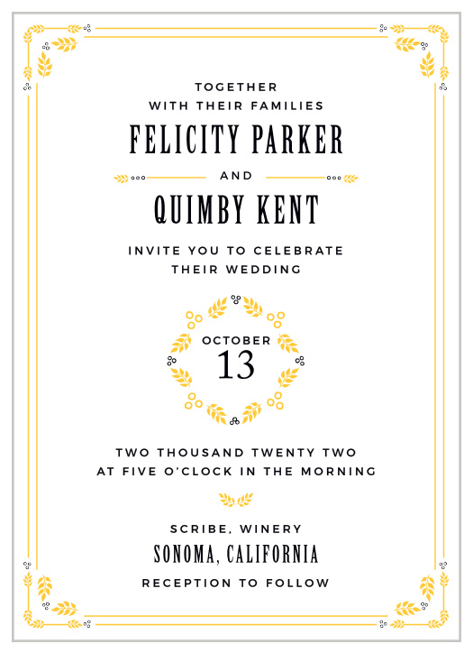 Created by our talented guest designer MaeMae, the Quimby Invitations are full of intricate and creative details.