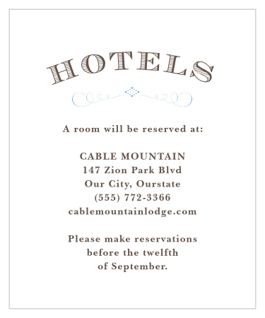 MaeMae's Hugo Accommodation Cards