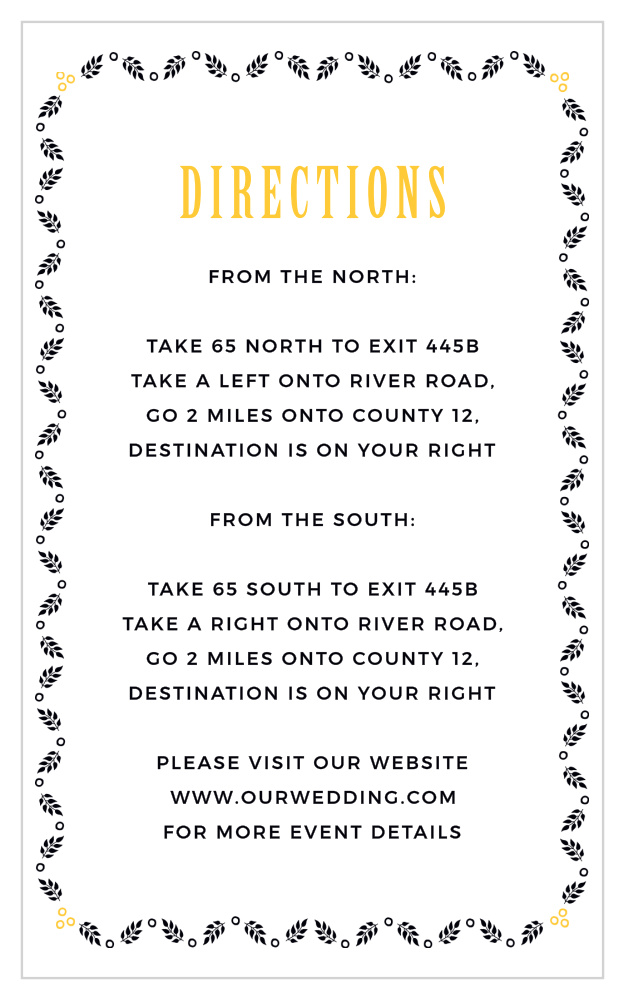 MaeMae's Quimby Direction Cards