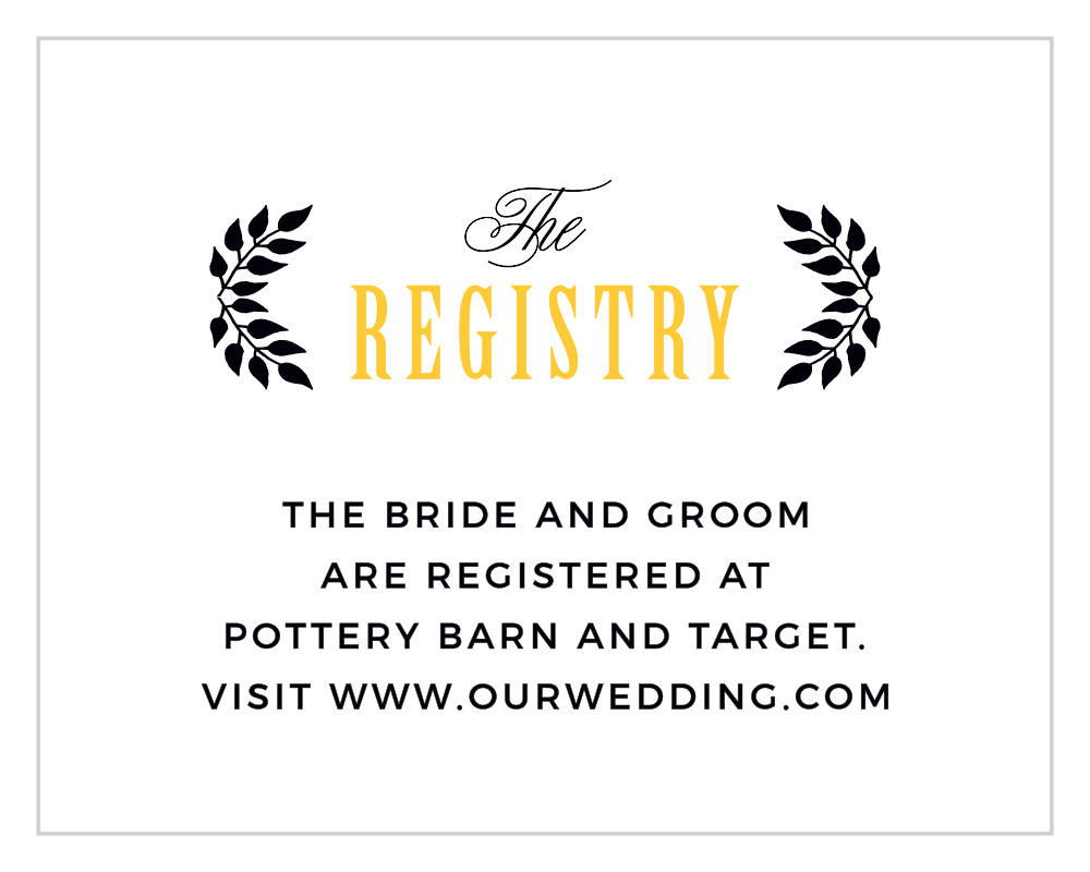 MaeMae's Quimby Registry Cards