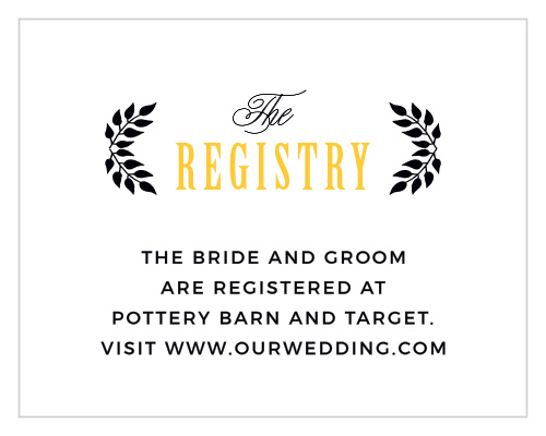 MaeMae's Quimby Registry Cards